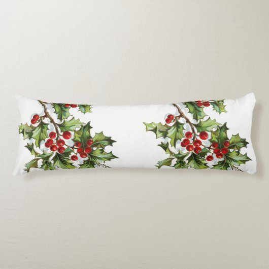 Holly Berries20150801 Lichaamskussen (Voorkant)