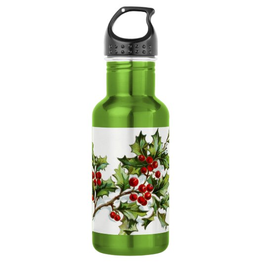 Holly Berries20150801 Waterfles (Voorkant)