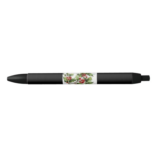 Holly Berries20150801 Zwarte Inkt Pen (Voorkant)