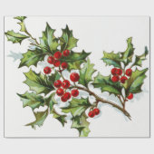 Holly Berries20150802 Cadeaupapier (Vlak)