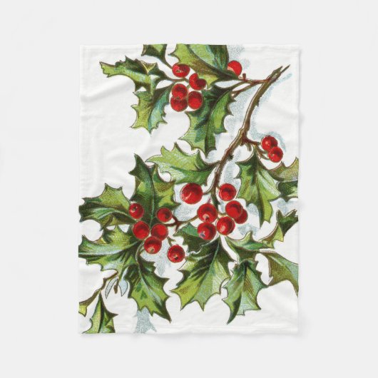 Holly Berries20150802 Fleece Deken (Voorkant)