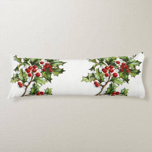 Holly Berries20150802 Lichaamskussen (Voorkant)
