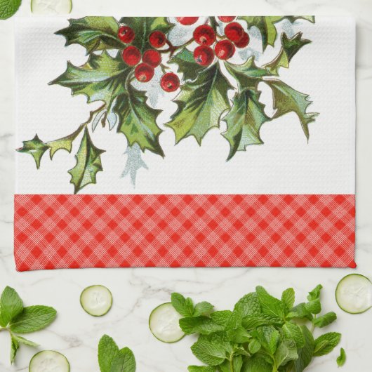 Holly Berries20150802 Theedoek (Gevouwen)