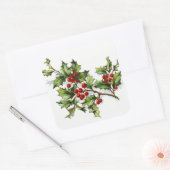 Holly Berries20150802 Vierkante Sticker (Envelop)