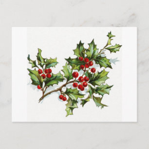 Holly Berries 001 Briefkaart