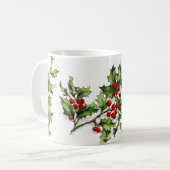 Holly Berries 001 Koffiemok (Voorkant links)