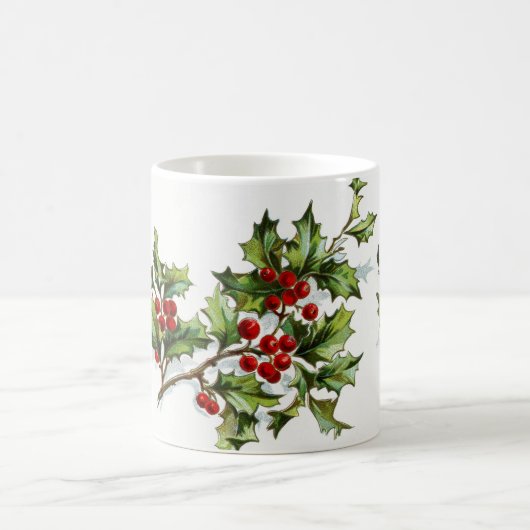 Holly Berries 001 Koffiemok (Center)