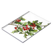 Holly Berries 001 Notitieboek (Linkerzijde)
