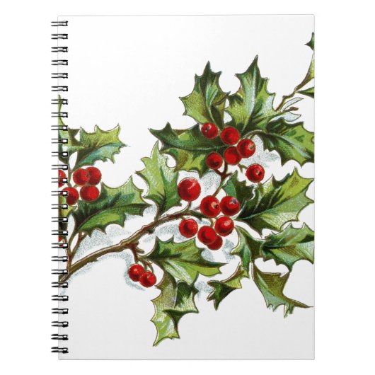 Holly Berries 001 Notitieboek (Voorkant)