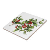 Holly Berries 001 Tegeltje (Zijkant)