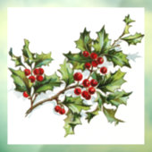 Holly Berries 001 van JAMFoto Raamsticker (Vel 3)