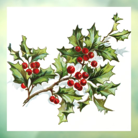 Holly Berries 001 van JAMFoto Raamsticker (Vel 3)