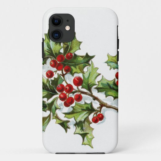 Holly Berries 002 Case-Mate iPhone Case (Achterkant)