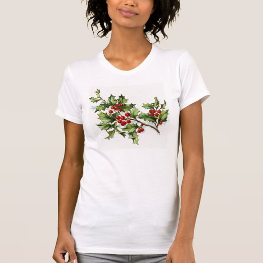 Holly Berries 002 T-shirt (Voorkant)