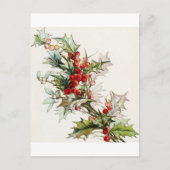 Holly Berries 004 Briefkaart (Voorkant)