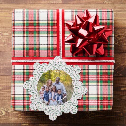 Holly Berries and branches Paper Ornament Card Kaart (Insitu (Geschenk))