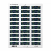 Holly Berries Bloem Retouradres Label (Full Sheet)