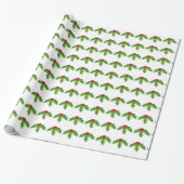 Holly Berries Cadeaupapier (Uitgerold)