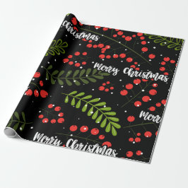 Holly Berries Cadeaupapier
