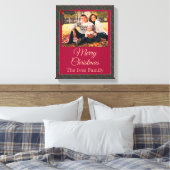 Holly Berries Christmas Canvas Afdruk (Insitu (Slaapkamer))