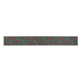 Holly Berries Christmas Grosgrain Lint (Voorkant)