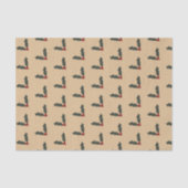 Holly Berries Christmas - Holly Sprig Tissuepapier (Voorkant)