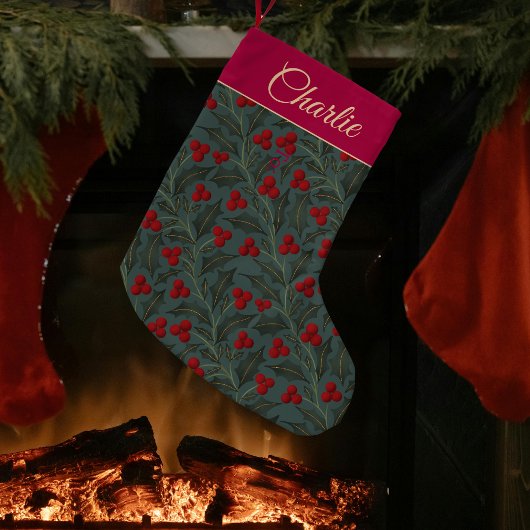 Holly Berries Christmas Kleine Kerstsok