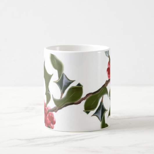 Holly Berries Coffee Mok (Center)