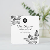 Holly Berries Corporate Business QR Code Logo (Staand voorkant)