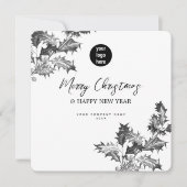 Holly Berries Corporate Business QR Code Logo (Voorkant)