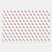 Holly Berries Design Wrapping Paper Set (Voorkant 2)