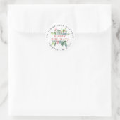 Holly Berries Elegant Return Address Label (Tas)