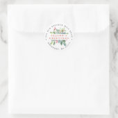 Holly Berries Elegant Return Address Label (Tas)
