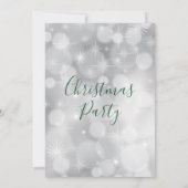 Holly Berries en Champagne Kaart (Achterkant)