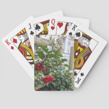 Holly Berries en Fence - Martha's wijngaard