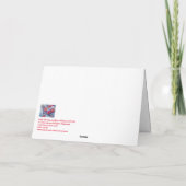 Holly Berries en sneeuwvlokken #121107 Feestdagen Kaart (Achterkant)