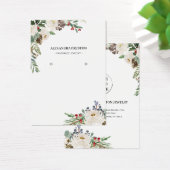 Holly Berries Floral Holiday Earring Display Kaart (Bureau)