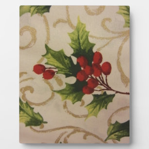 Holly Berries Fotoplaat