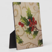 Holly Berries Fotoplaat (Zijkant)