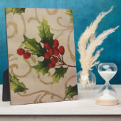 Holly Berries Fotoplaat (Zijkant)