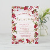 Holly Berries Frame Company Kerstmis Kaart (Staand voorkant)