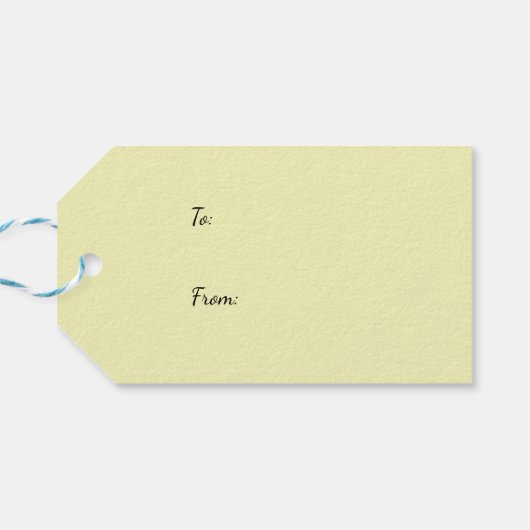 Holly & Berries Gift Tag Cadeaulabel (Achterkant Horizontaal)