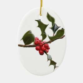 Holly Berries Kerst Ornament