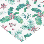 Holly Berries Kerstfeest Korte Tafelloper (Hoek)