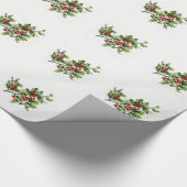  Holly Berries kerstinpakpapier Cadeaupapier (Hoek)