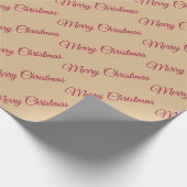 Holly Berries Kerstmis Cadeaupapier (Hoek)