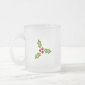 Holly Berries kerstmok Matglas Koffiemok (Links)