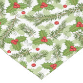 Holly Berries Korte Tafelloper (Hoek)