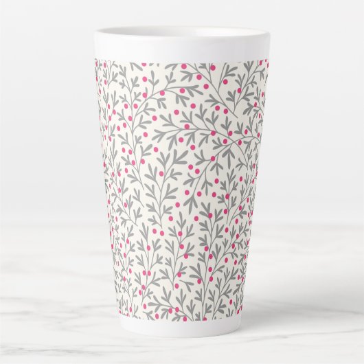 Holly berries latte mok (Voorkant)