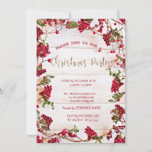 Holly Berries Lijst kerst Company Kaart